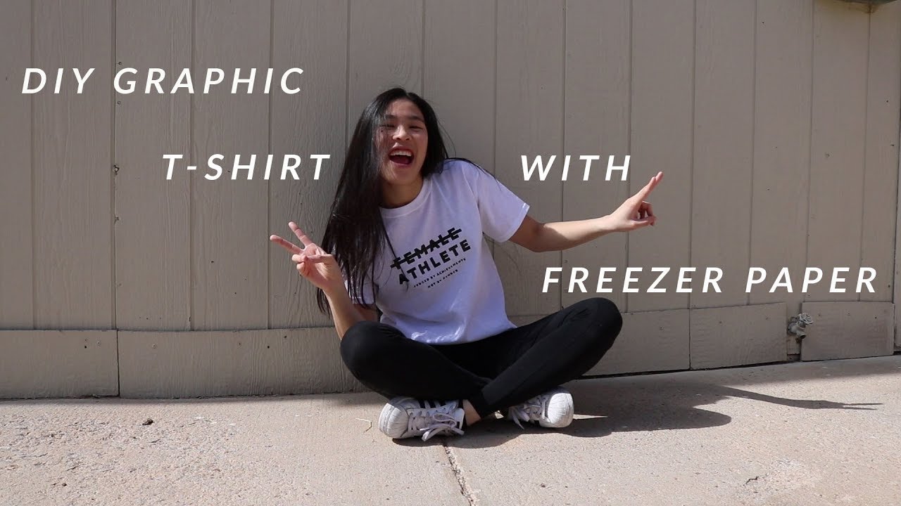 DIY Graphic T-Shirt with Freezer Paper