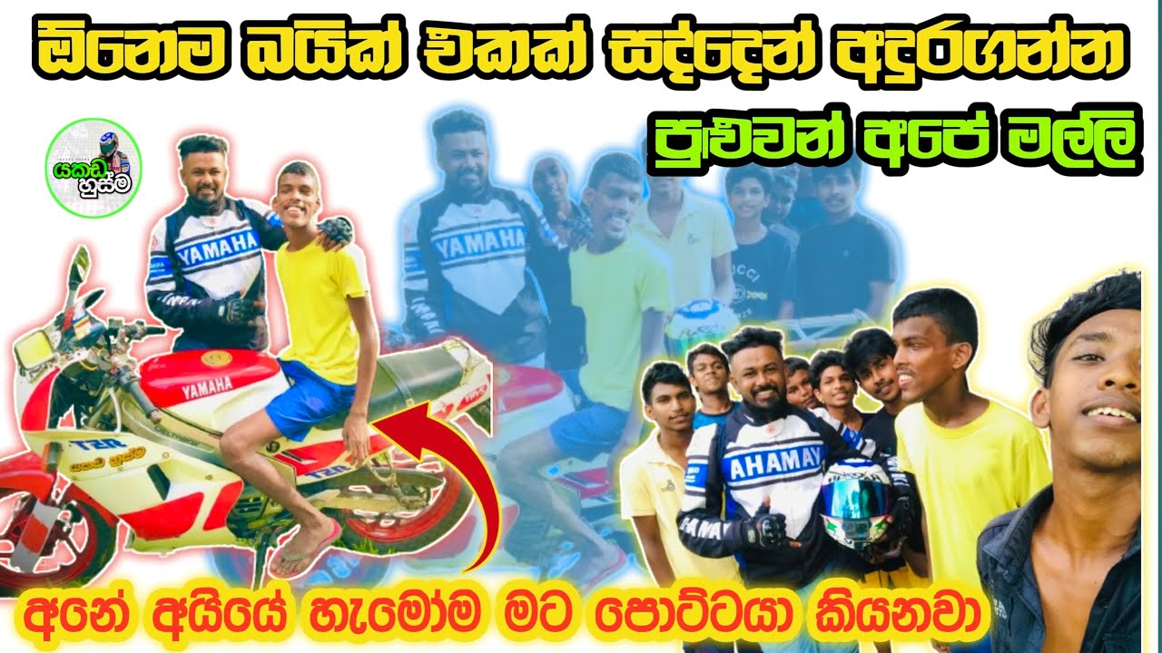 අයියේ හැමොම මට පොට්ටයා කියනවා/ ඔනම බයික් එකක් සද්දෙන් අදුන ගන්න දක්ෂ අපේ මල්ලි/ ඇල්පිටියේ මගේ මල්ලි
