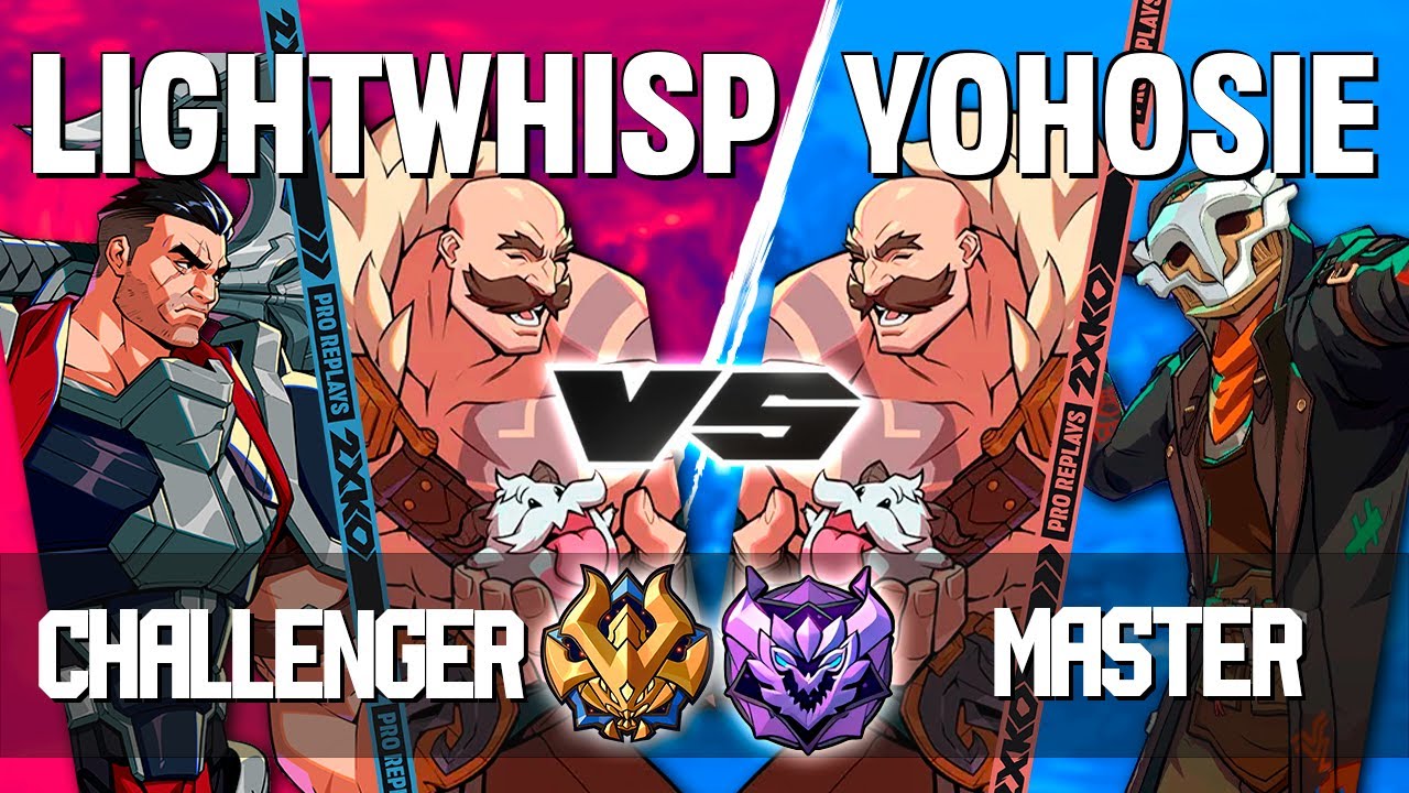 2XKO ▰ LIGHTWHISP (Braum-Darius) vs RIOT YOHOSIE (BRAUM-EKKO) ▰ 2XKO Pro level replays
