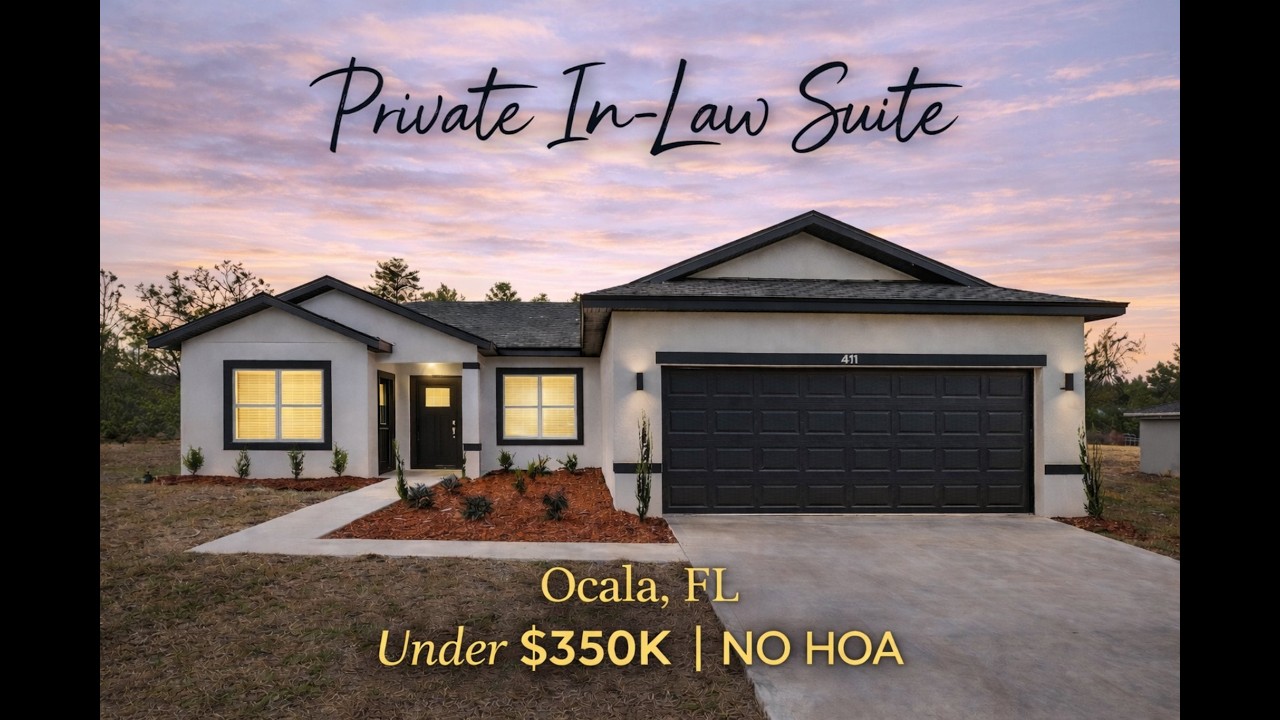 New construction- Private In- law Suite - NO HOA - UNDER $350k