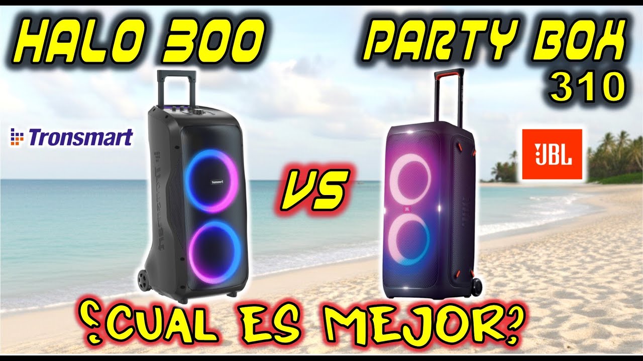 Jbl Partybox 310 VS Tronsmart Halo 300 || No creeras cual suena mejor || Potencia y Sonido
