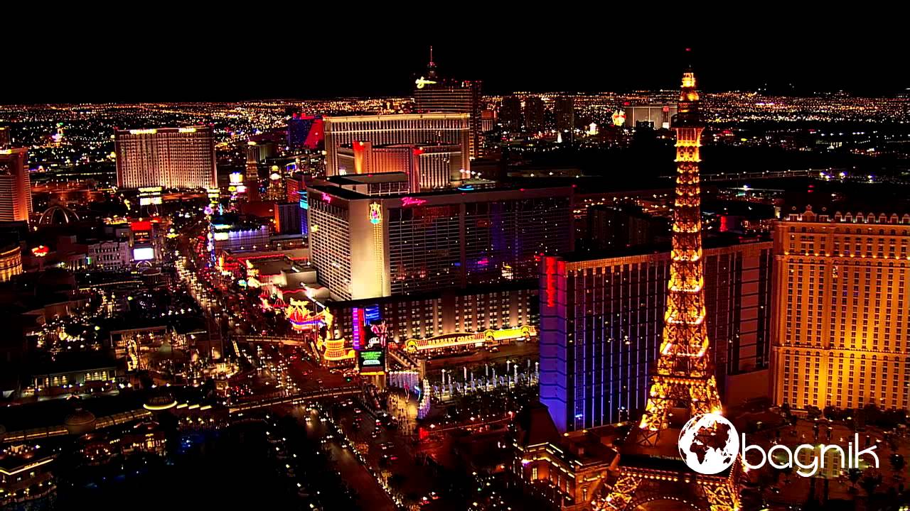 Las Vegas Aerial,Neon Lights