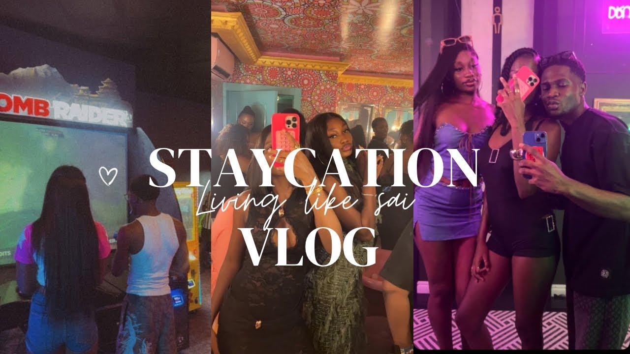 Staycation vlog:arcade date || boho|| brunch dates||running errands.