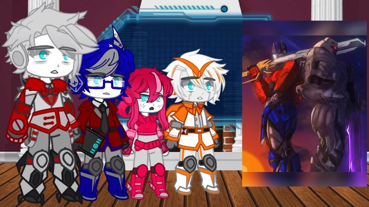 Orion verse react to the original Optimus prime and Megatron ( My au? ) part 1 #transformers #gacha