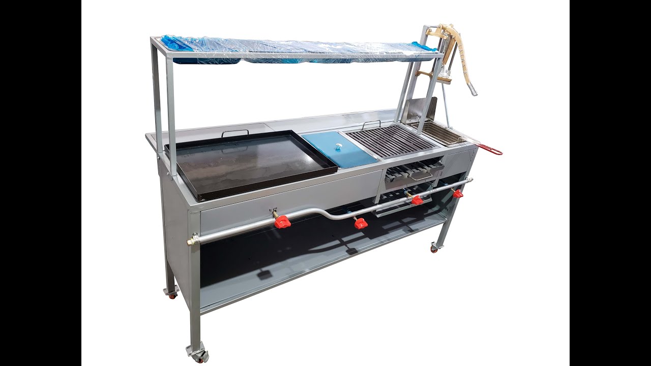 Parriunion México // Plancha, Panera, Asador y Freidora // Desmontable.