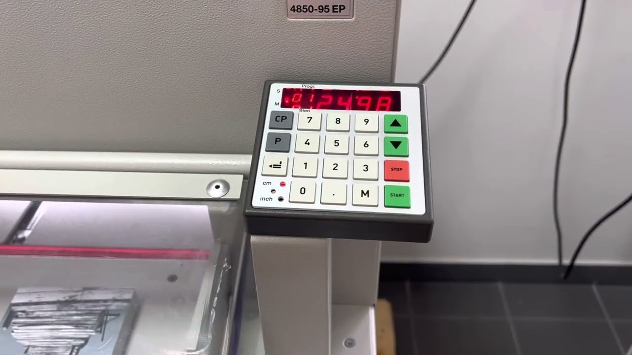 Ideal 4850-95 EP paper guillotine