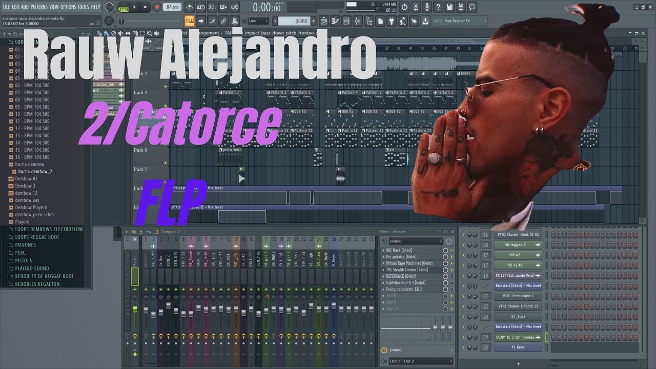 Rauw Alejandro - 2/Catorce Pista Instrumental Remake(FLP)