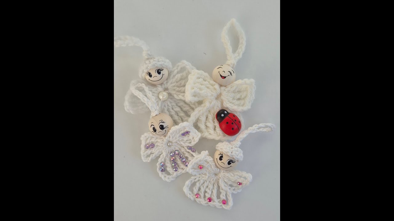 kleine Engel häkeln - Glücksbringer, Schlüsselanhänger, Geschenk - #crochet #amigurumi #angel #diy