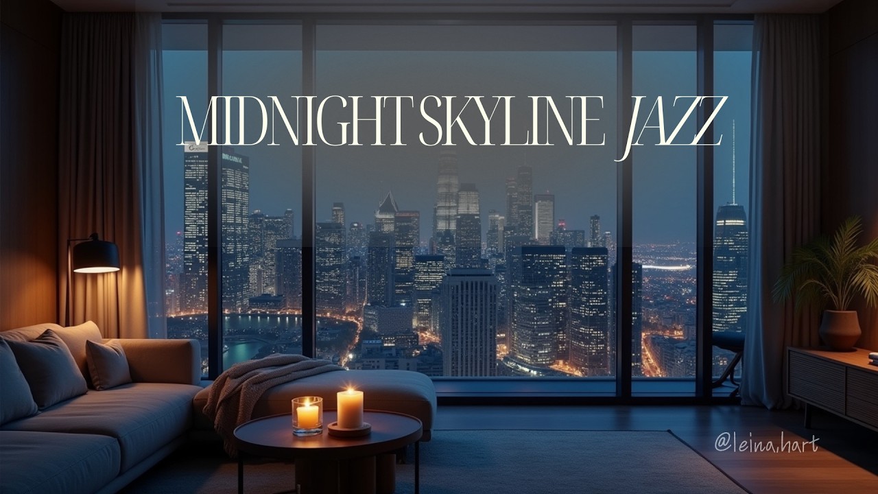 Midnight Skyline Jazz – 1 Hour Smooth Urban Lounge Music for Relaxing Nights