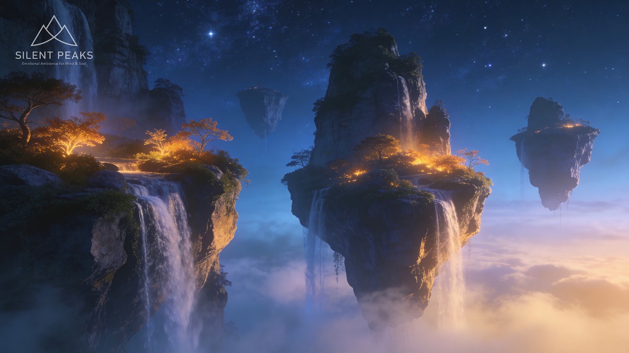 Deep Sleep – Hypnotic Floating Islands 🌌 | 1 Hour Drone for Deep Night Calm