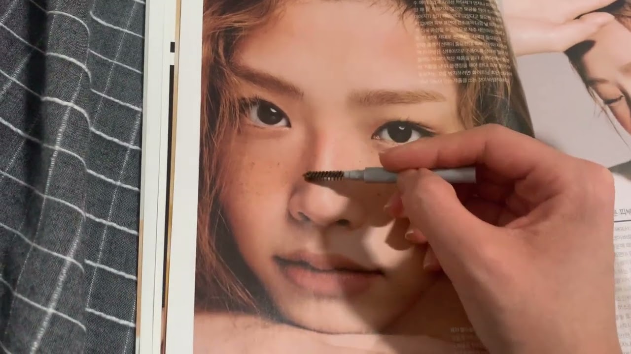 Asmr 한국어 외국인 수다 & 잡지 트레이싱
