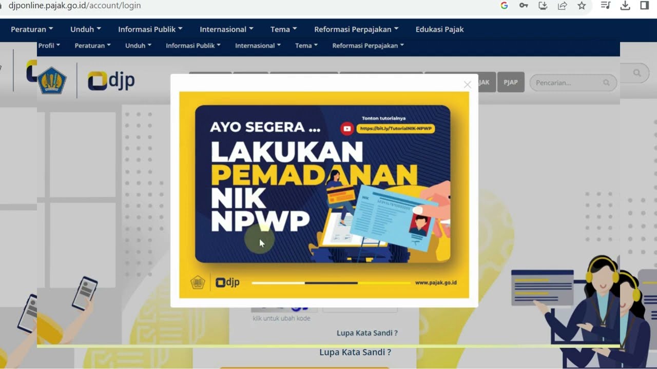 CARA MELAKUKAN PEMADANAN NIK NPWP PAJAK