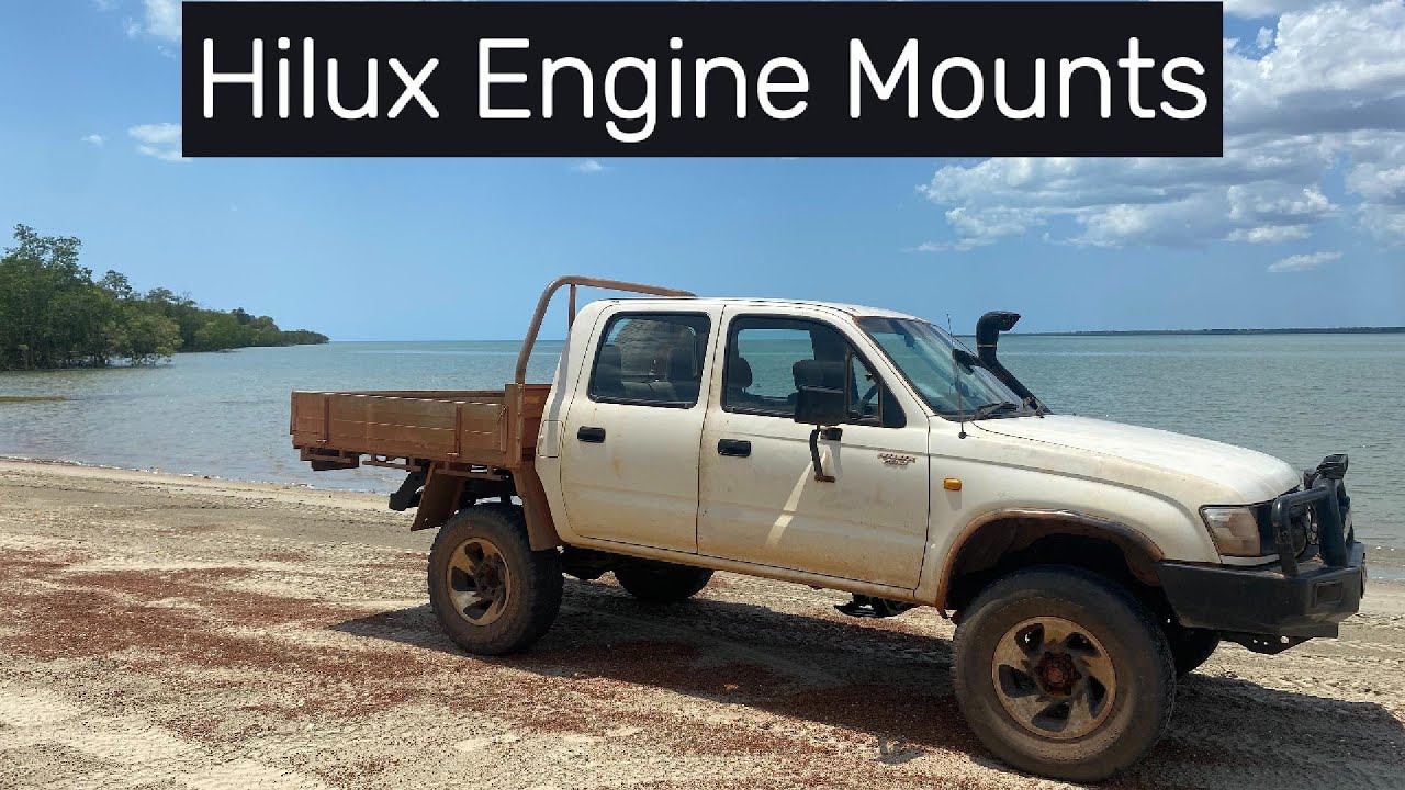 Замена опор двигателя Toyota Hilux LN167