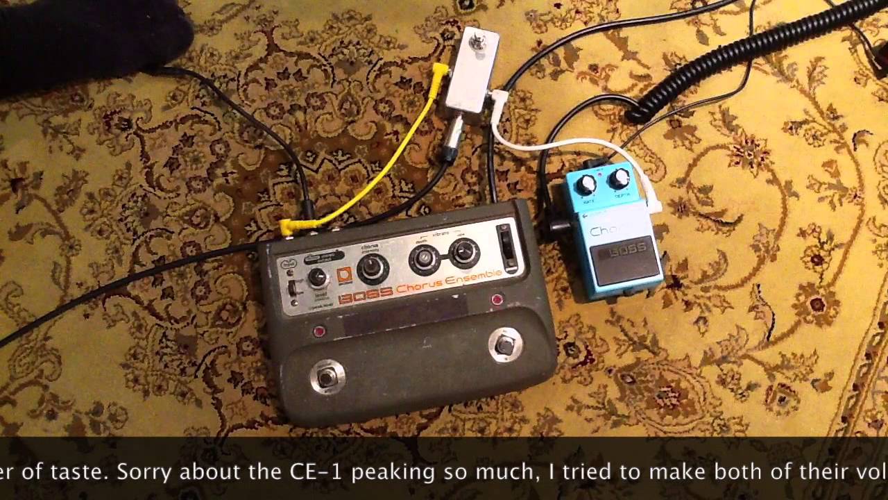 Boss CE-1 vs. Boss CE-2