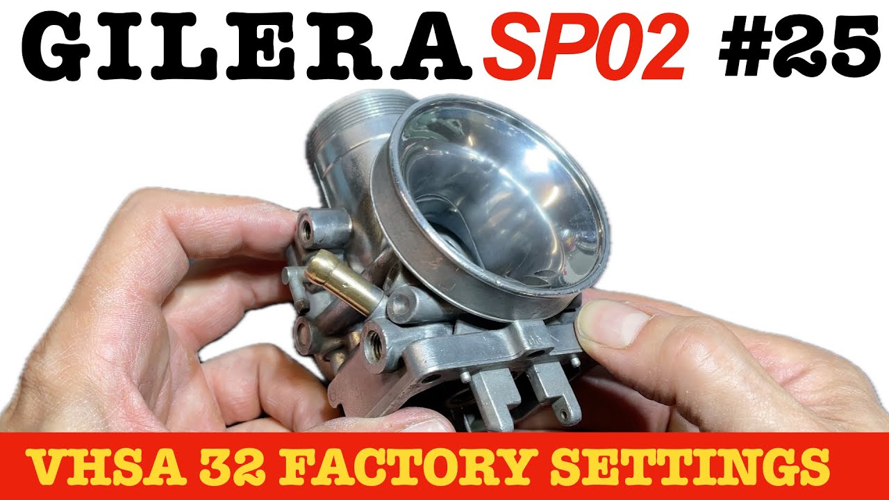 CARBURATORE: FACTORY SETTING E PULIZIA CIVILE - GILERA SP02: IL RESTAURO | #25