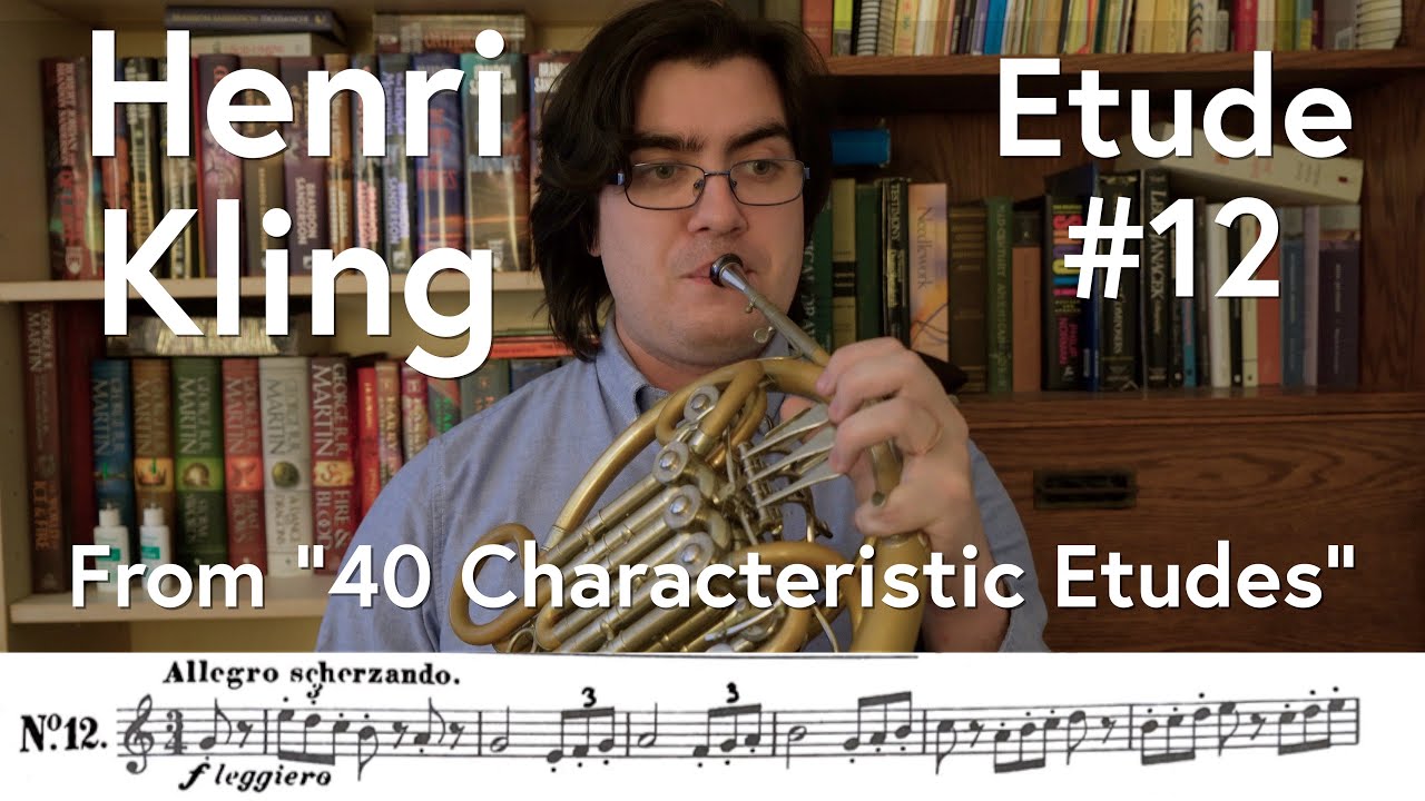 Henri Kling, Etude #12 from 
