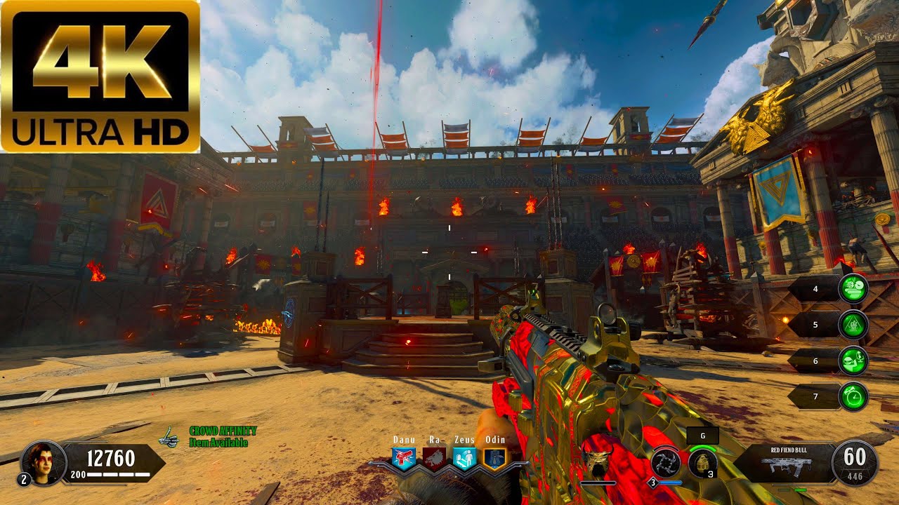 BLACK OPS 4 ZOMBIES: IX ГЕЙМПЛЕЙ 4K! (БЕЗ КОММЕНТАРИЕВ)