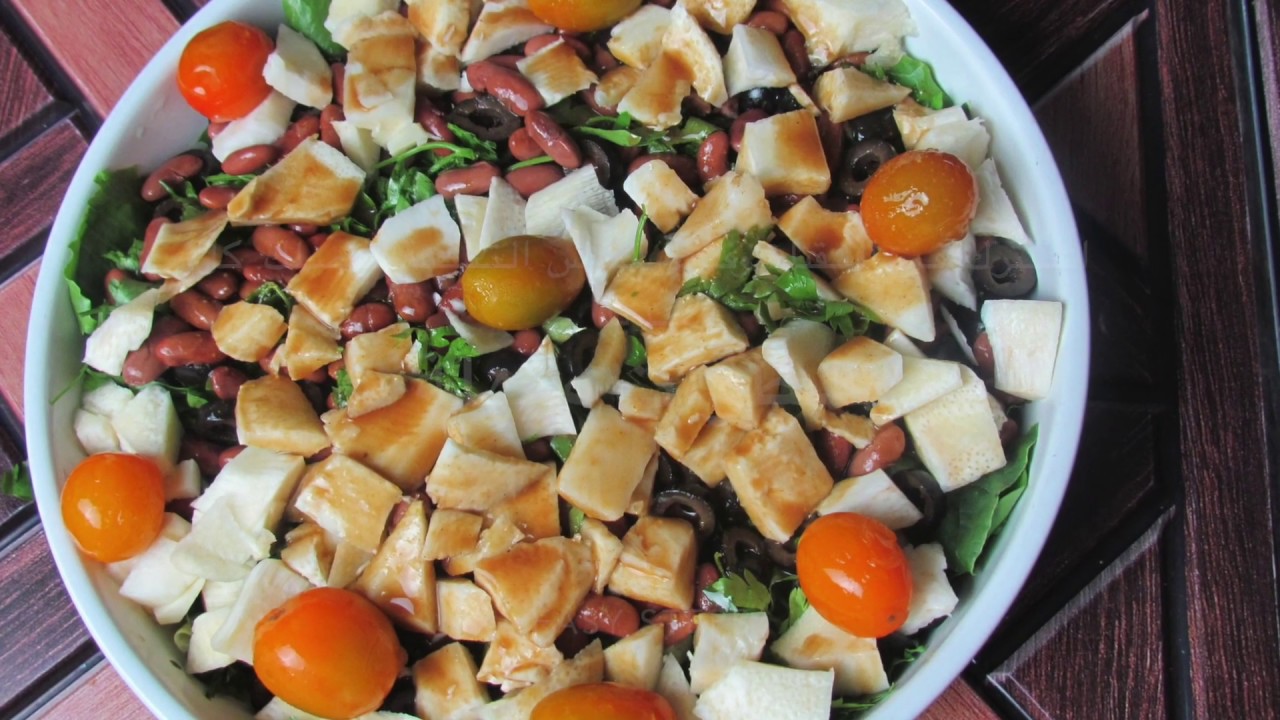 سلطة الجمار الصحية  ( لب النخيل )   Salad Heart Of Palm
