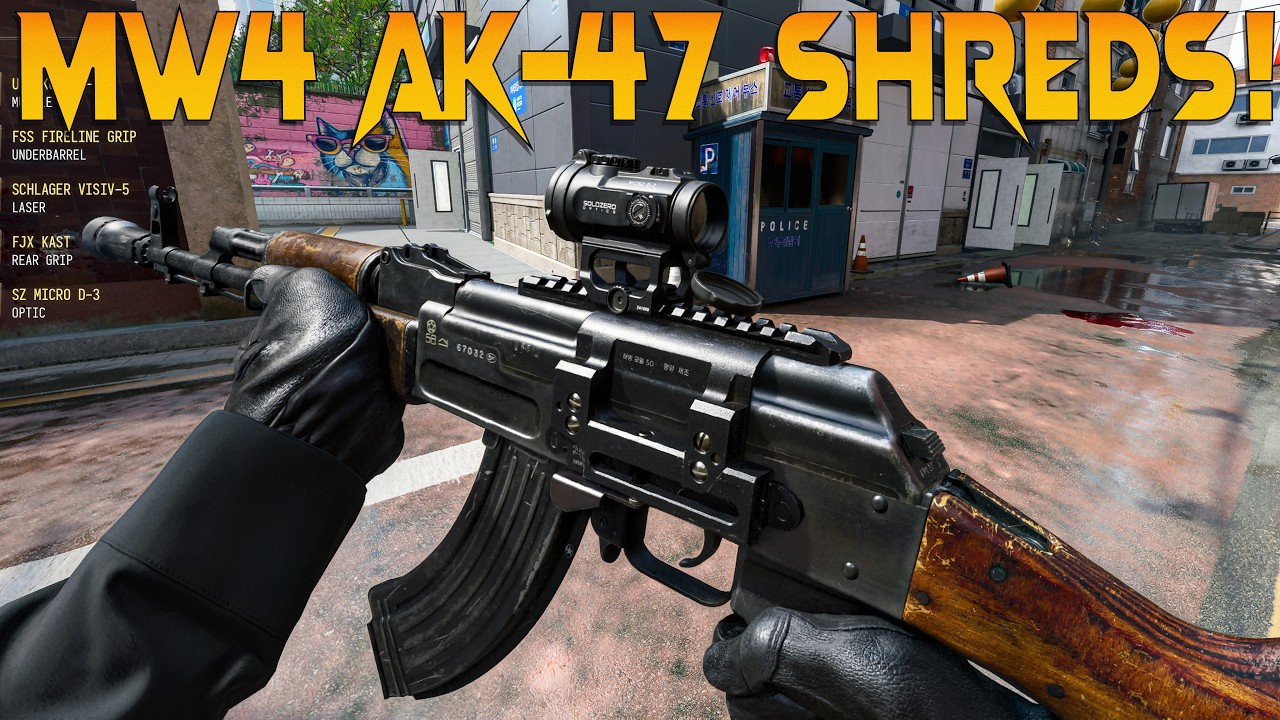 The AK-47 in MW4 Beta is a BEAST! | Valeria Multiplayer Gameplay [4K]