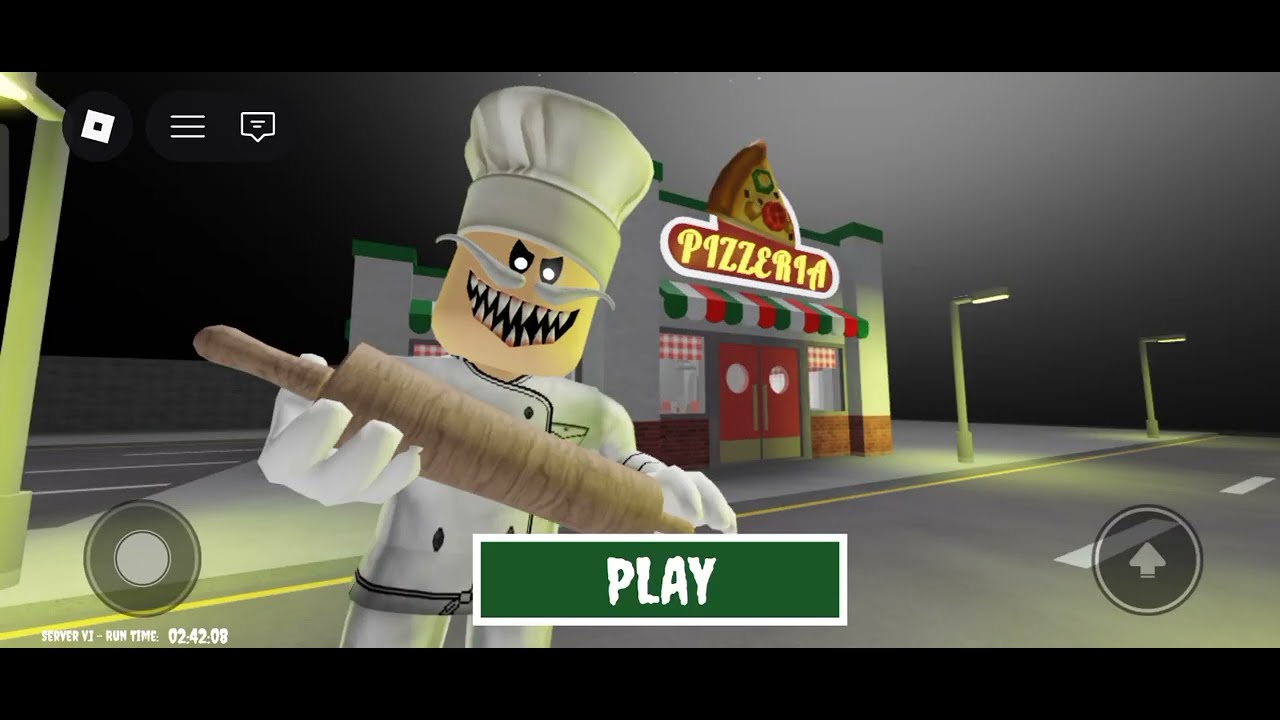 Escape The papa pizzeria in Roblox 