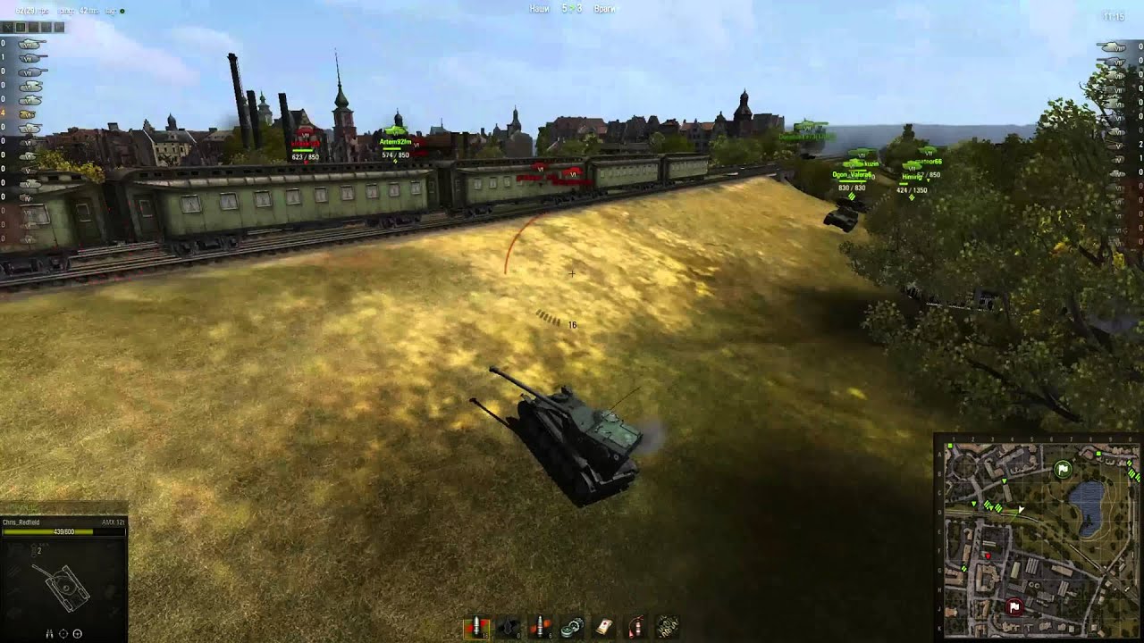 Нe :Do It №1 AMX12t v.0.7.5 aka Chris_Redfield. WoT. відбив - 2101hp