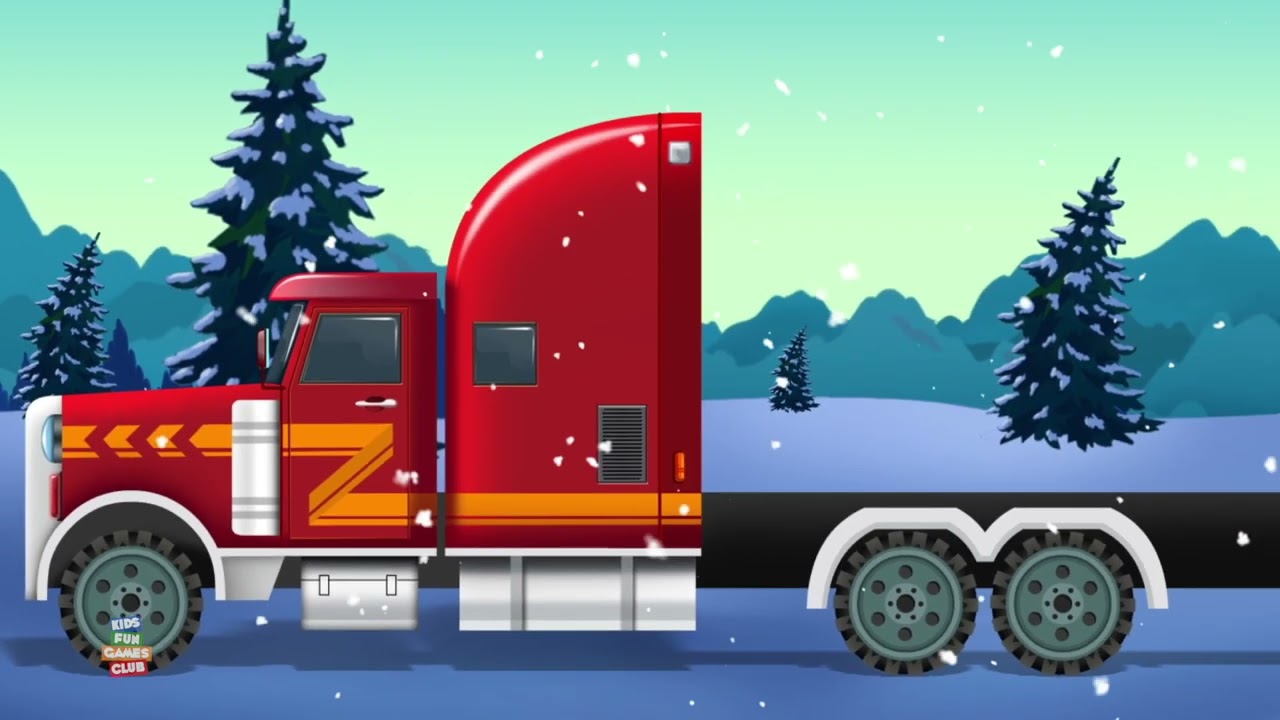Panel Truck, Car Garage Cartoon Videos For Kids