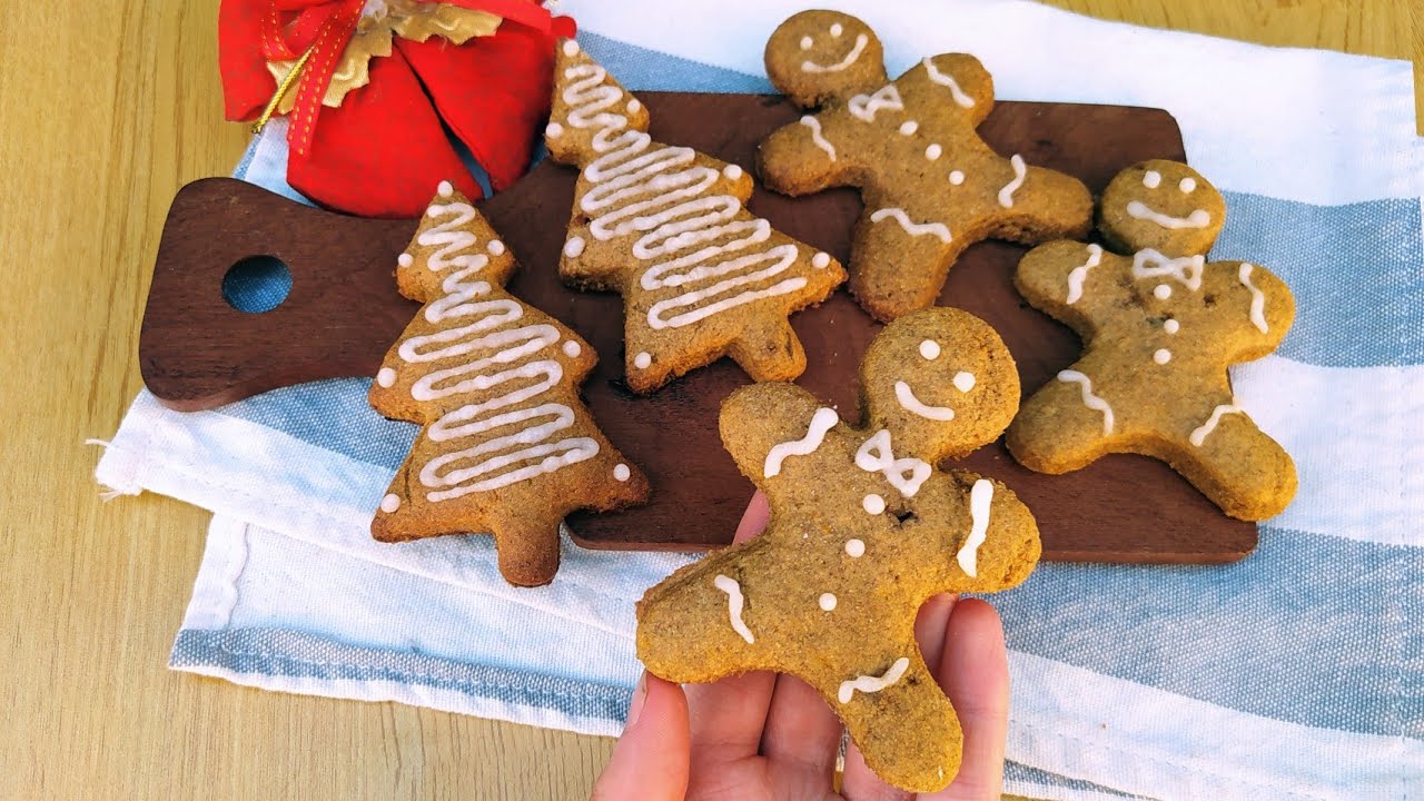 Galletas NAVIDEÑAS con harina INTEGRAL