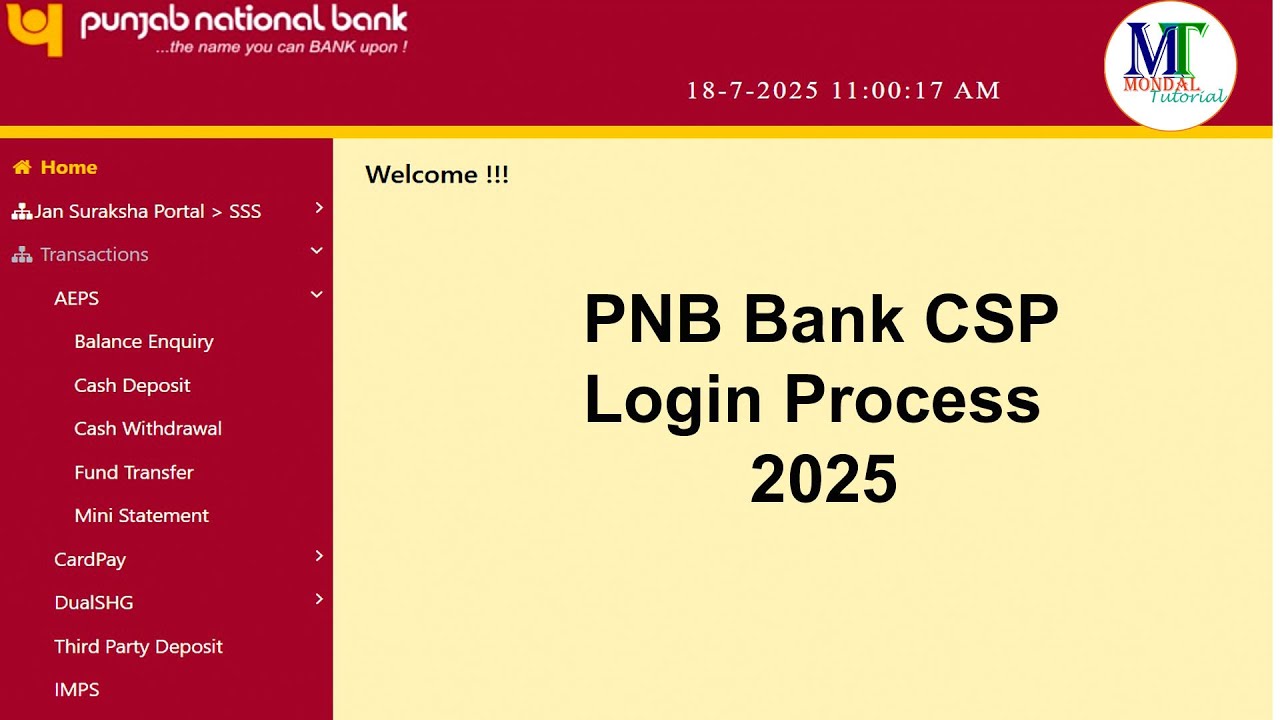 PNB Bank CSP Login full process in Bengali 2025 // Punjab National Bank #pnb