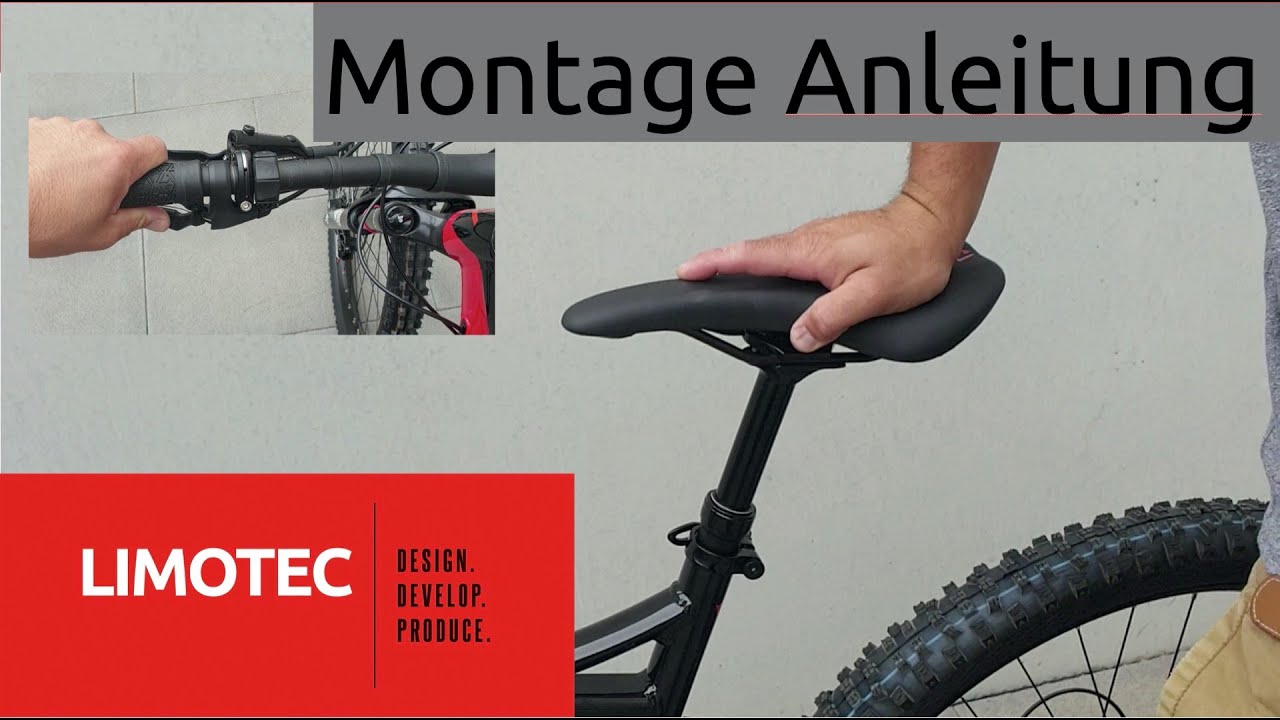 Montage Anleitung Limotec Dropperpost Sattelst&uuml;tze A1 / A3 mit remote Hebel RM-04
