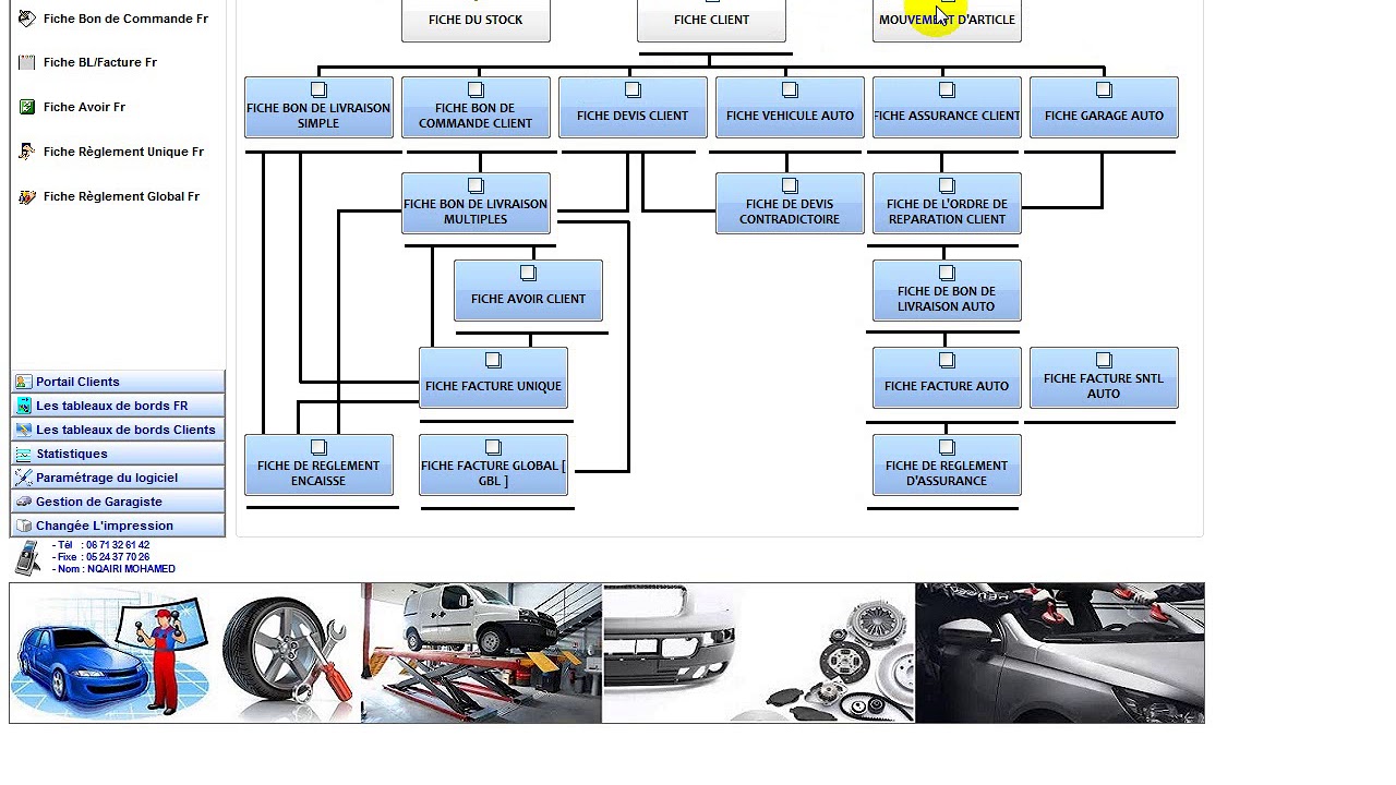 Logiciel JIBAL Auto : Fiche Ordre de Réparation - 3 -