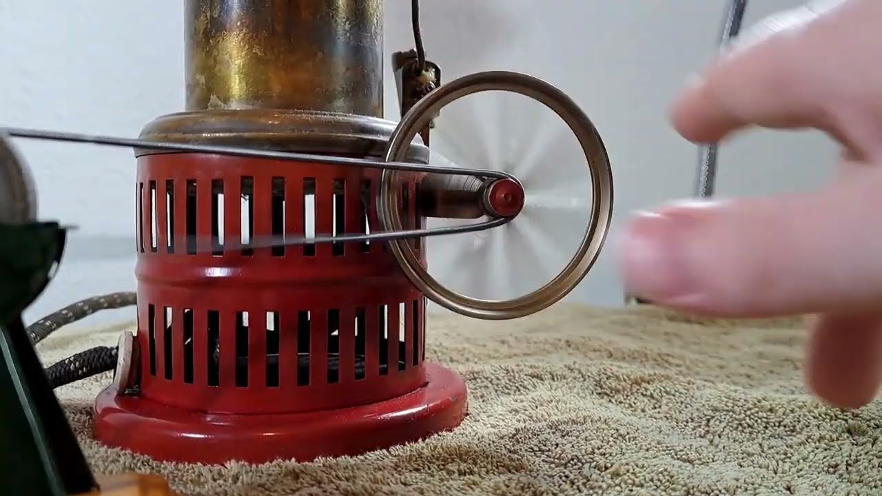 Vintage Weeden 420 Steam Engine Coaxed Into Action