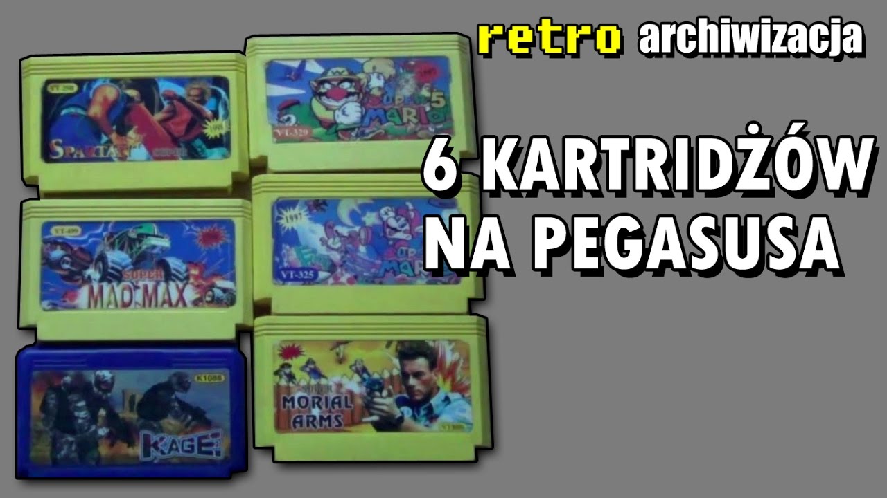 6 kartridż&oacute;w na Pegasusa kupionych na facebooku | Retro archiwizacja - odcinek 53