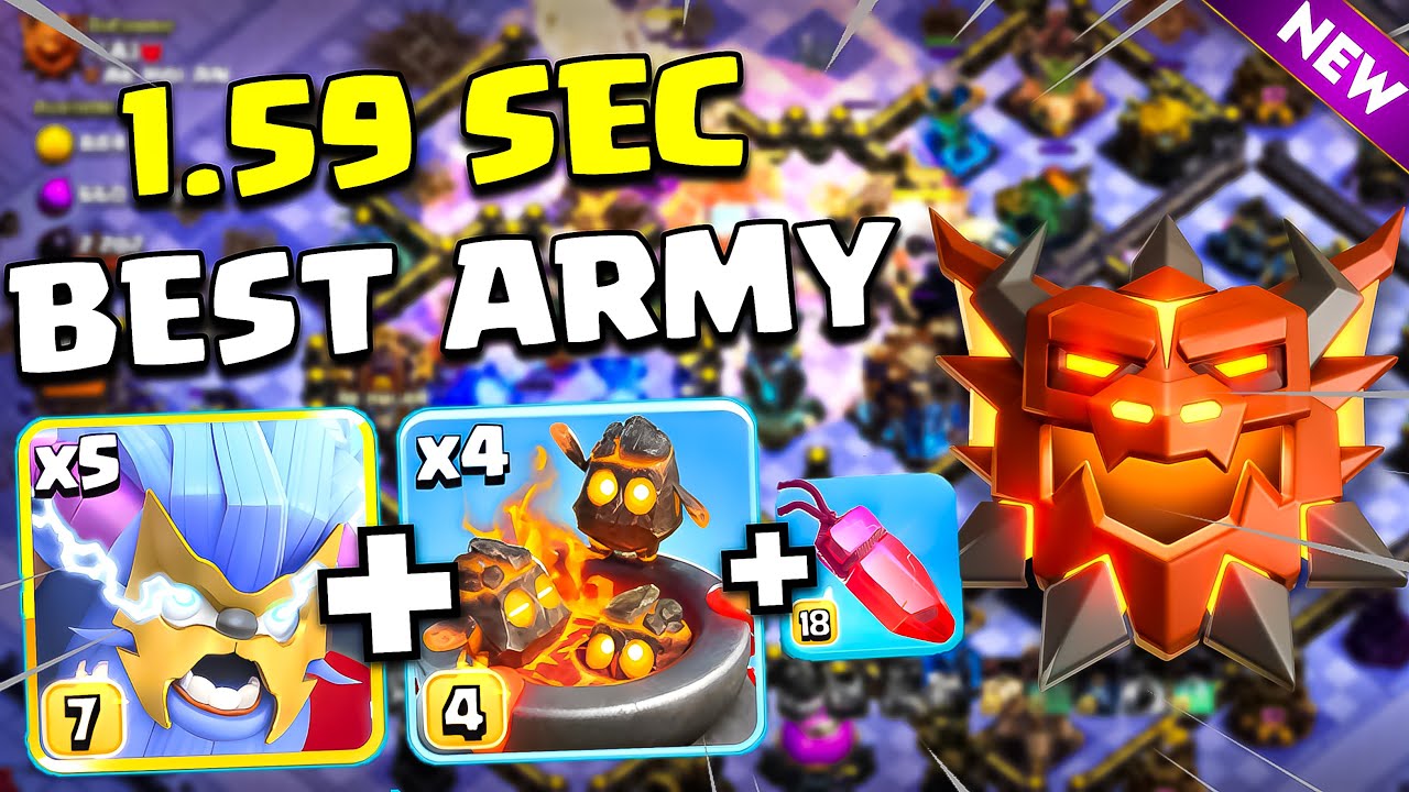 BEST LEGEND BATTLE Attack Strategy 🏆 - TH18 SUPER YETI FURNACE Attack Strategy (CoC)