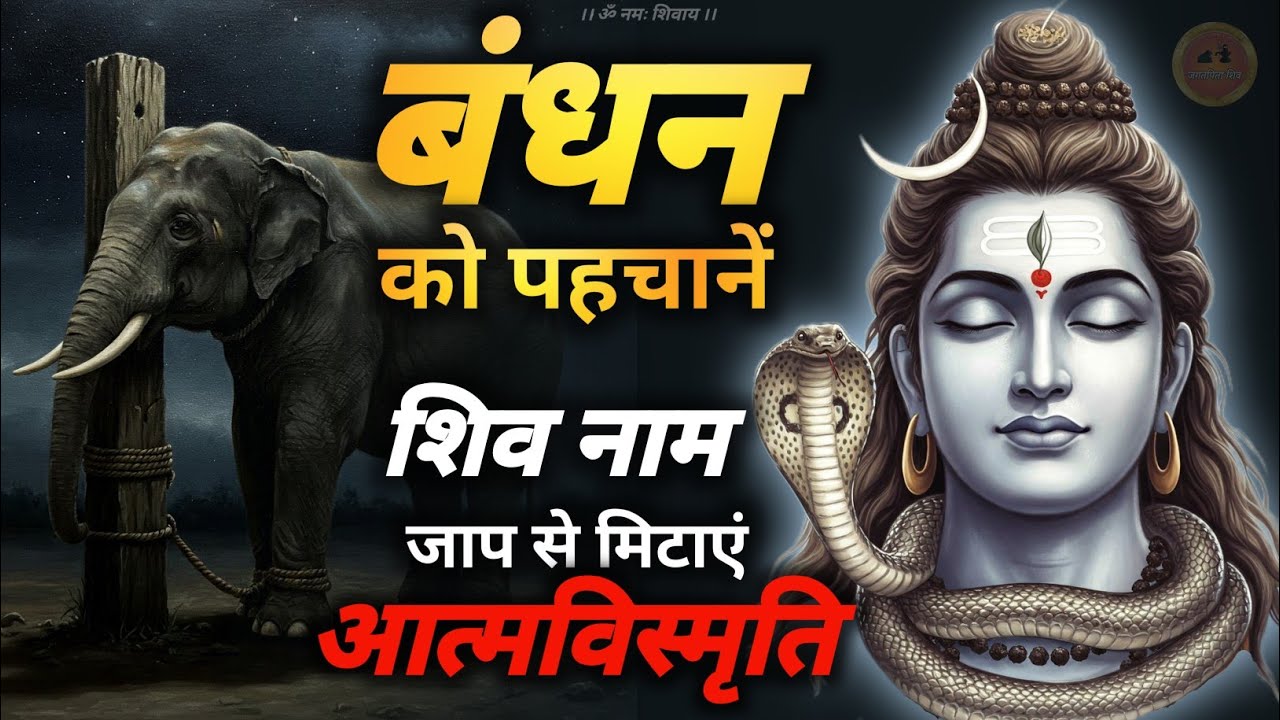 shiv naam jap se bandhan mukti 🔱 | आत्मविस्मृति कैसे मिटेगी #jagatpitashiv #naamjap