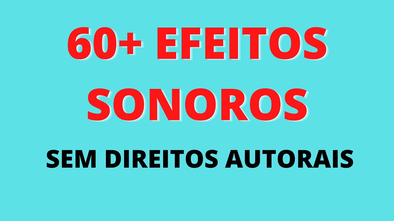 Melhores efeitos sonoros grátis de 2022 [Sem direitos autorais - No copyright]