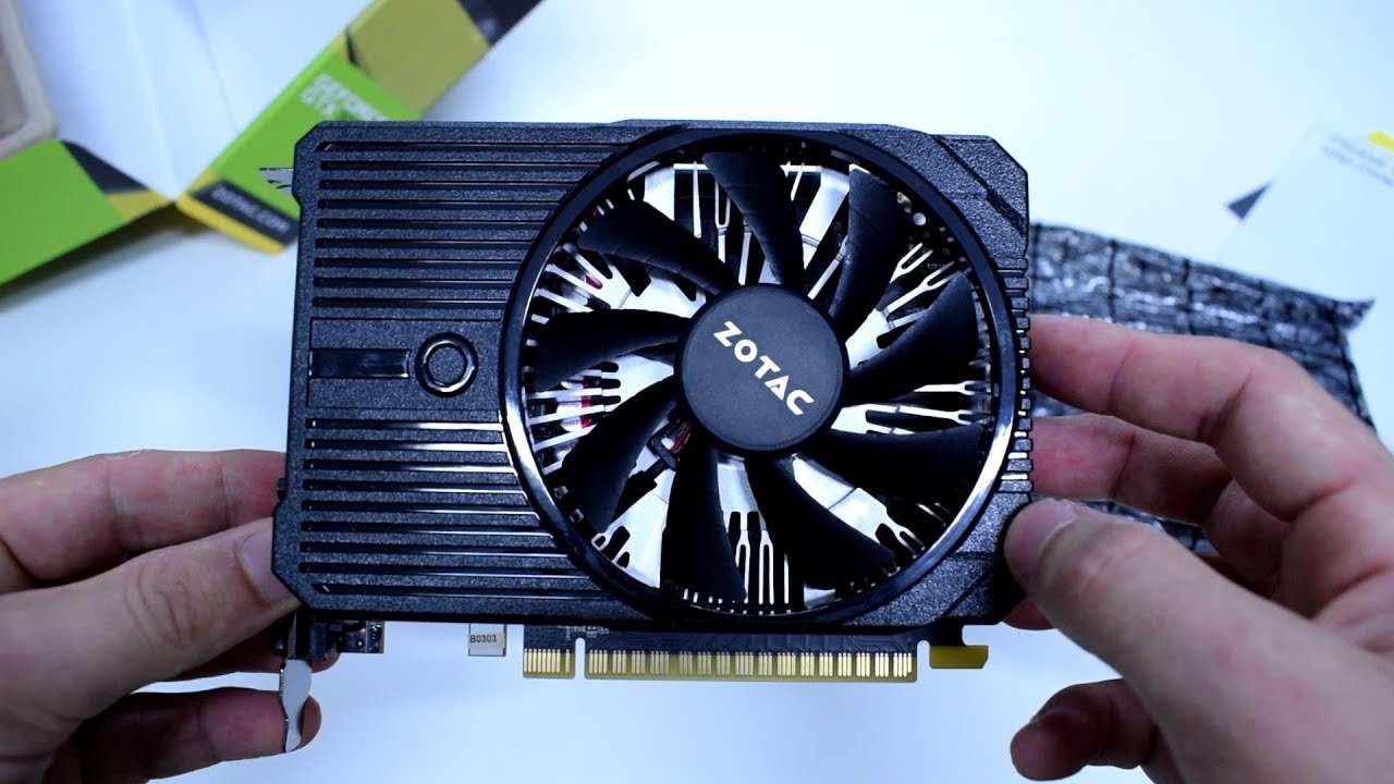 ZOTAC GeForce GTX 1050 Ti Mini - UNBOXING - GTA V/5 Benchmark