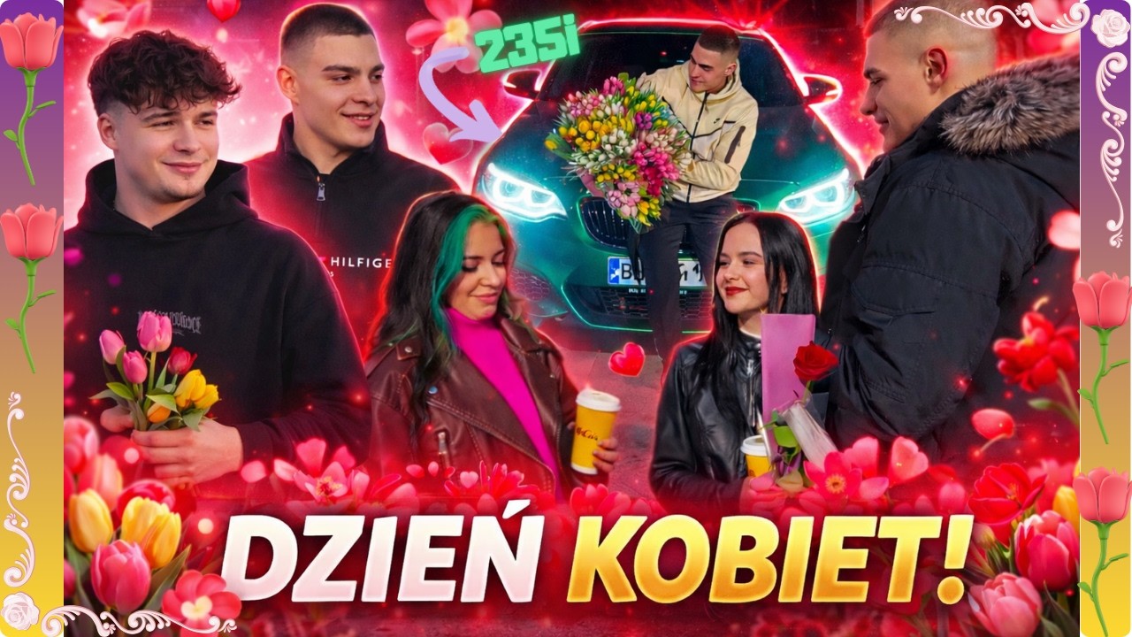 ROZDAJEMY KWIATY NA MIEŚCIE | BMW 235i | *Wszyscy w szoku*