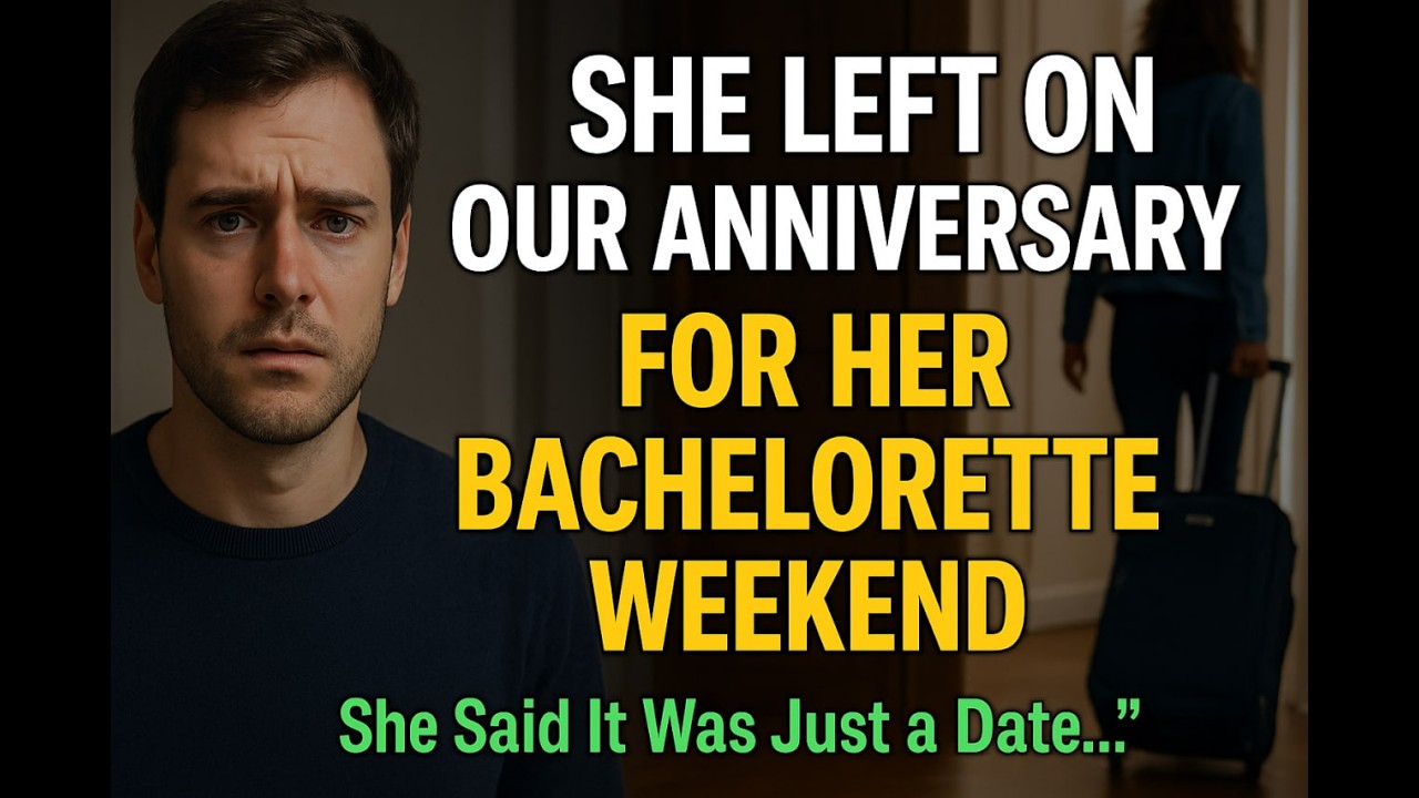 She Left for Her Bachelorette Weekend… On Our Anniversary