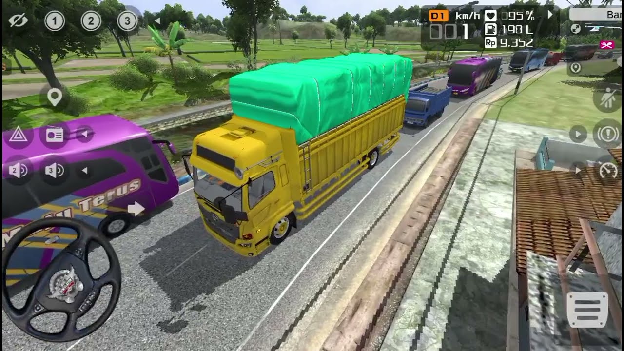 HINO 500 CARGO TRUCK DRIVE FROM CITY 2X2 ROADS TO NARROW ROUTES & OPEN HIGHWAY | PART 3
