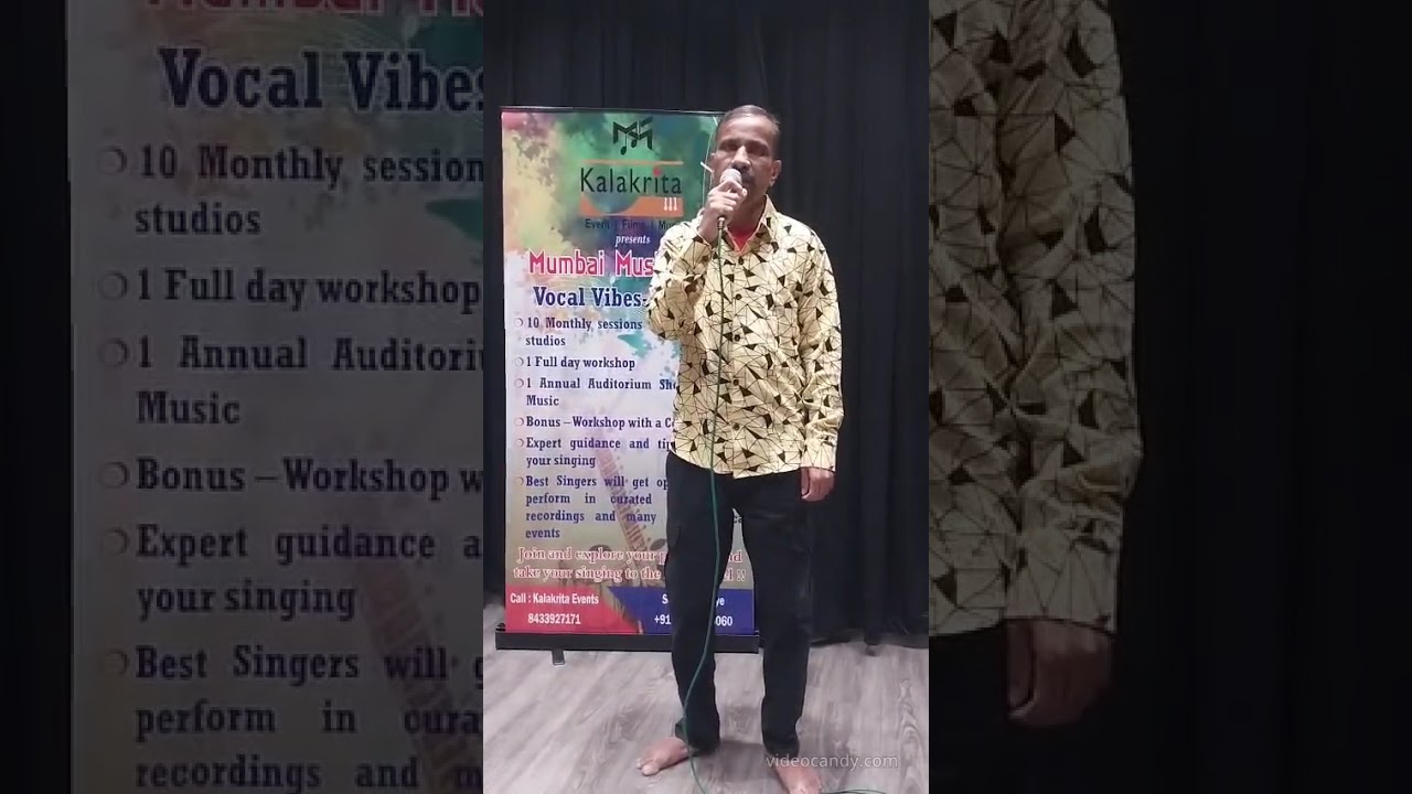 Tu iss tarah se meri zindagi Singer: Nandkishor Mardikar For entertainment purpose only.