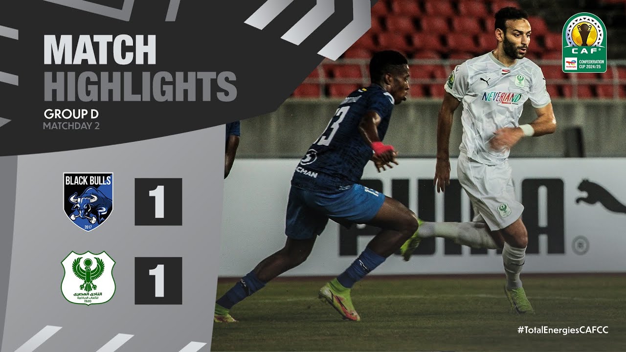 HIGHLIGHTS | Associacao Black Bulls 🆚 Al Masry SC | Matchday 2 | 2024/25 #TotalEnergiesCAFCC