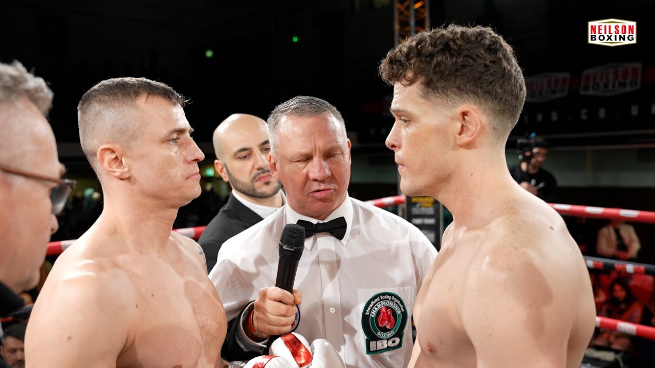 Jack McGann vs Laszlo Toth - IBO European - Fight Town - York Hall - 3rd March 2022 - Neilson Boxing