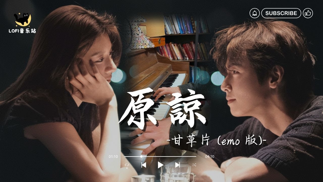 甘草片r -  原諒 (emo 版)「誰都別說 讓我一個人躲一躲」【動態歌詞】♪ #lofiversion