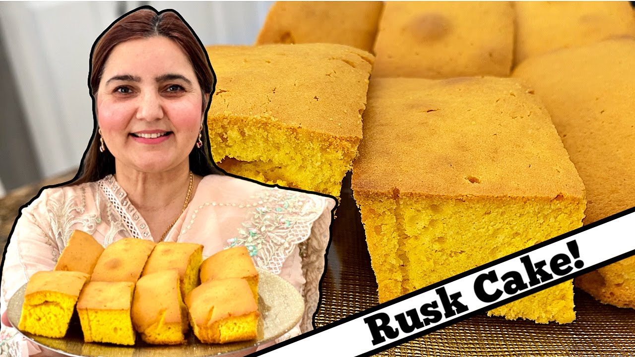 How to make Rusk Cake!  *URDU/HINDI*