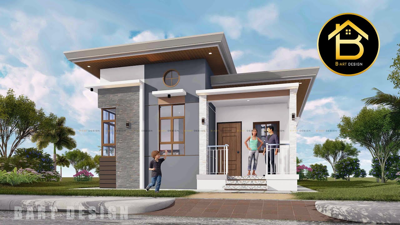 BUNGALOW HOUSE 3 Bedrooms Small House Design