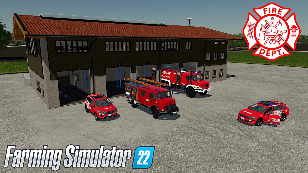 FS22 Build A Fire Station Farming Simulator 22 Mods