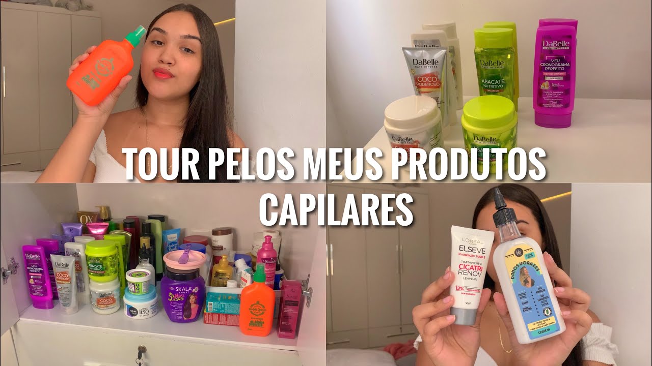 TOUR PELOS MEUS PRODUTOS CAPILARES💖
