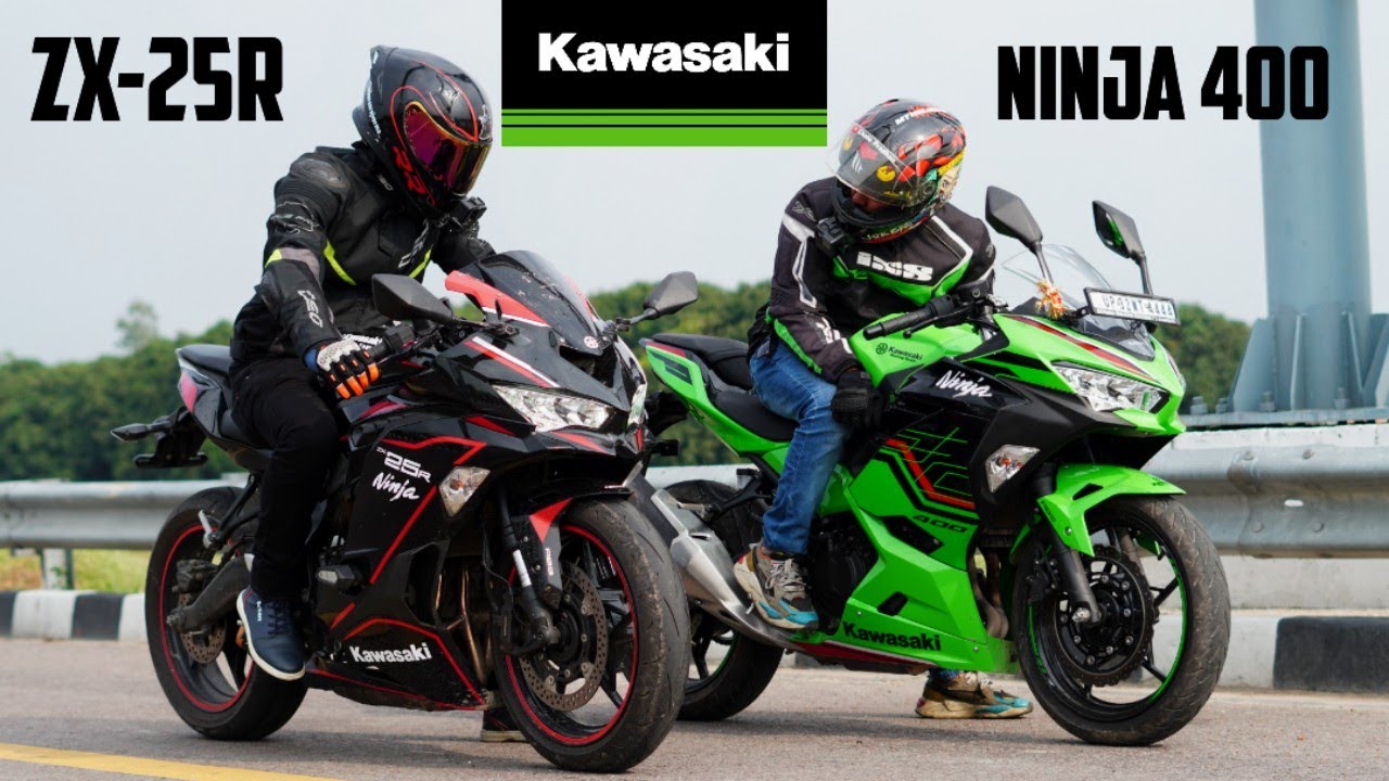 KAWASAKI ZX-25R vs KAWASAKI NINJA 400 || The most epic battle is here