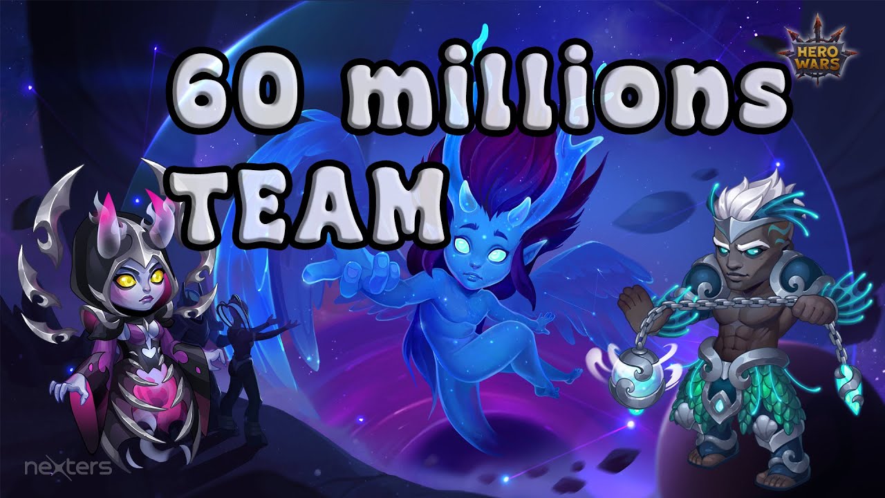 60 millions damage TEAM vs Osh - Asgard - Hero Wars #herowars