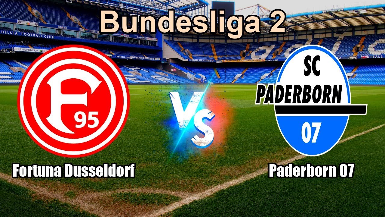 Fortuna Dusseldorf vs Paderborn 07 Live Score German Bundesliga 2